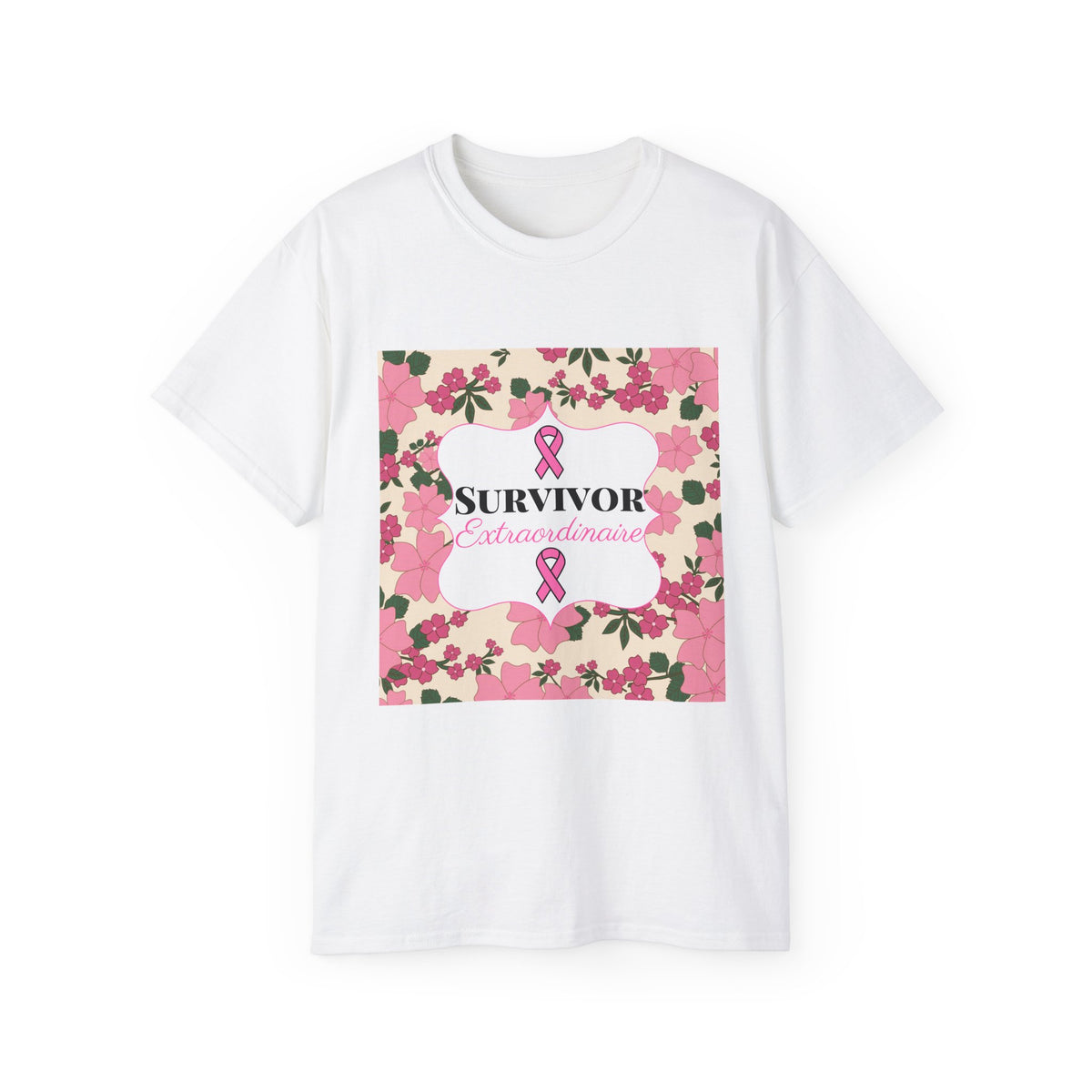 Survivor Extraordinaire -  Breast Cancer Survivor Ultra Cotton T-Shirt