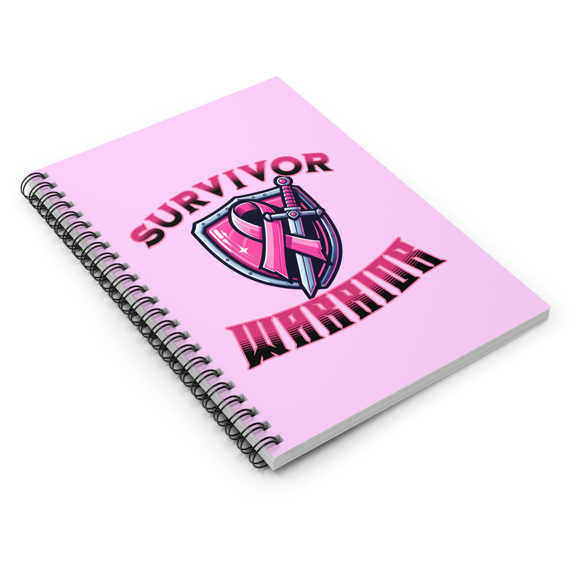 Survivor Warrior Notebook — Pink Ribbon Breast Cancer Journal