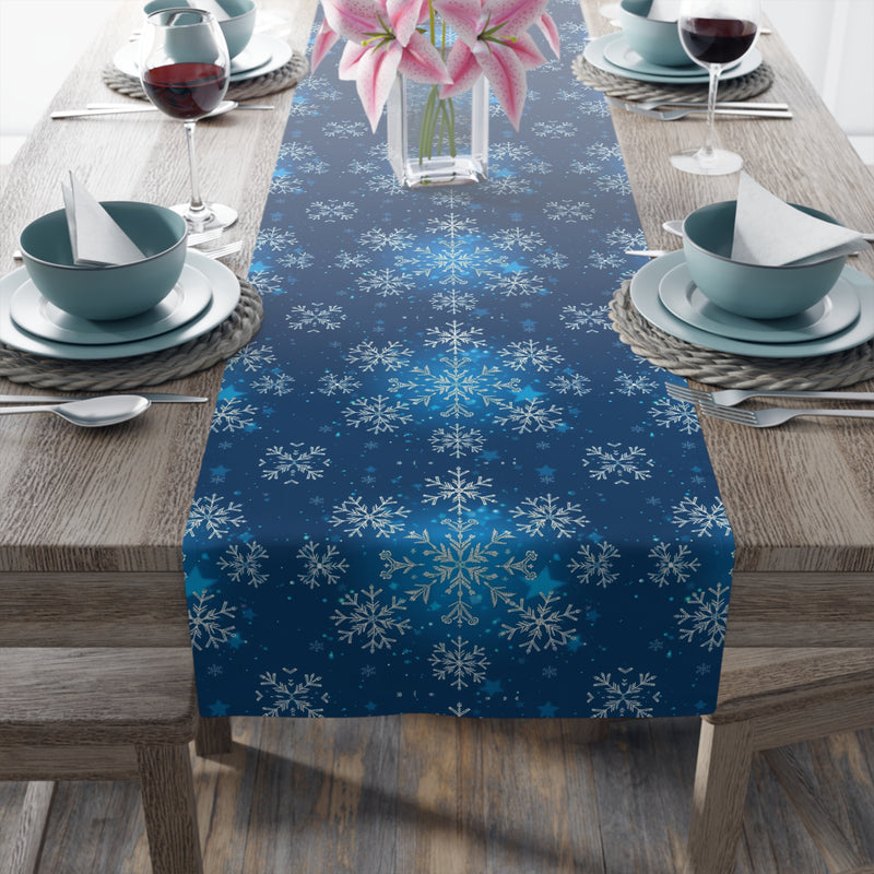 Magical Holiday Snowflake Table Runner (Cotton, Poly)
