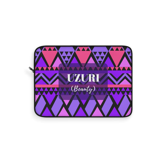 "Uzuri (Beauty) Laptop Sleeve