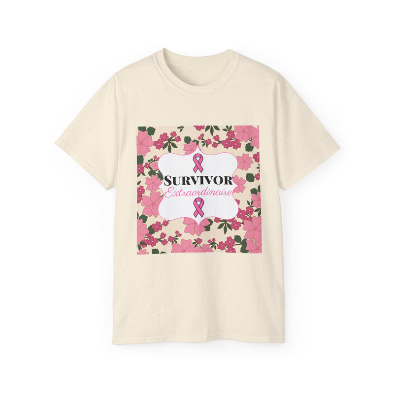 Survivor Extraordinaire -  Breast Cancer Survivor Ultra Cotton T-Shirt