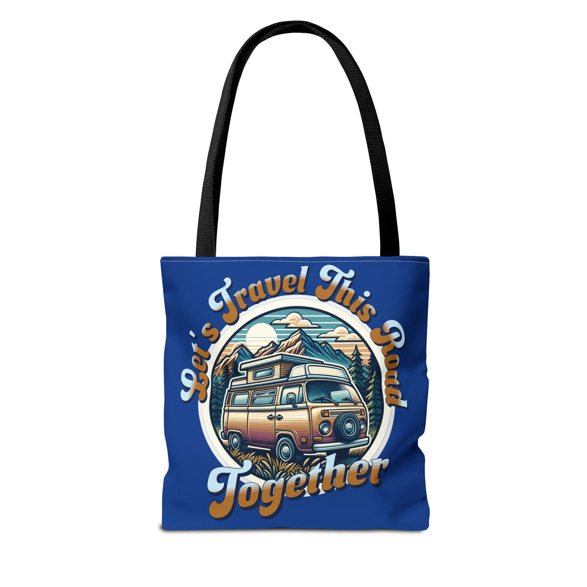 Let's Travel This Road Together - Romantic Tote Bag