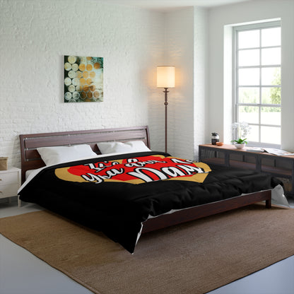 It's a You and Me Day Comforter - Black