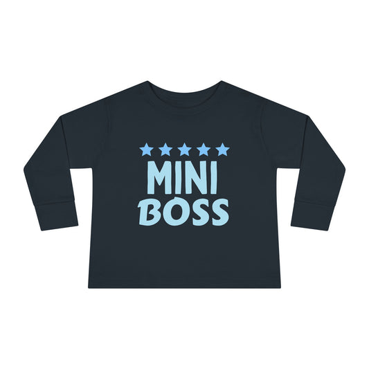 Mini Boss Toddler Long Sleeve Tee