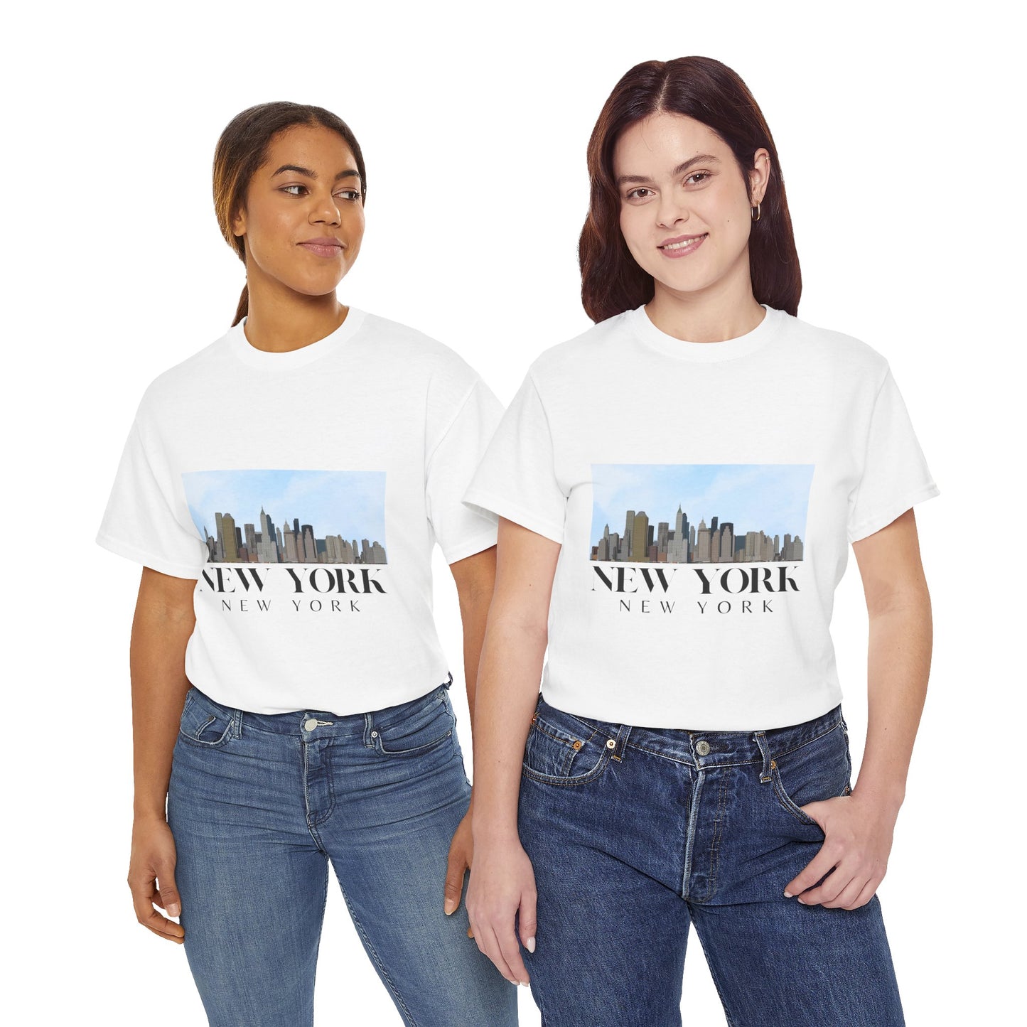 New York Unisex Heavy Cotton Tee