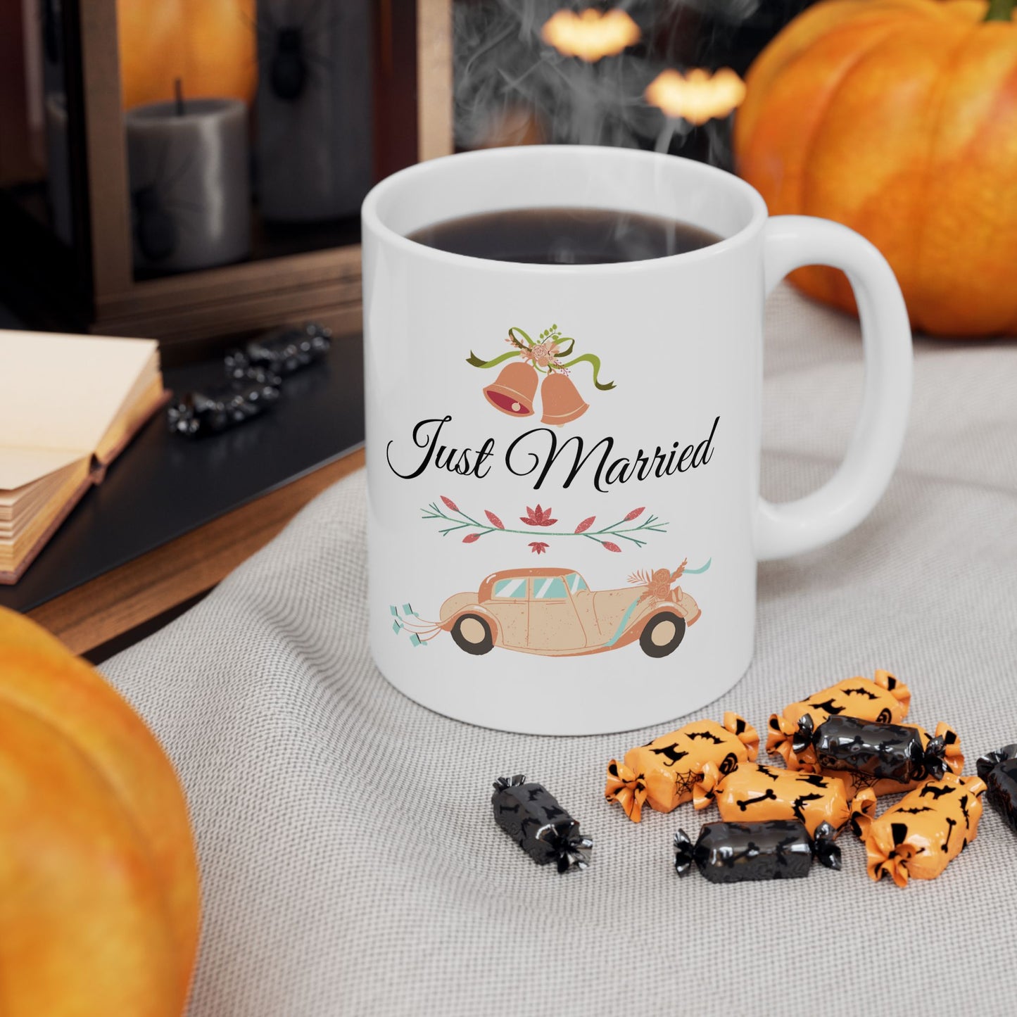 Just Married Ceramic Mug, (11oz, 15oz)