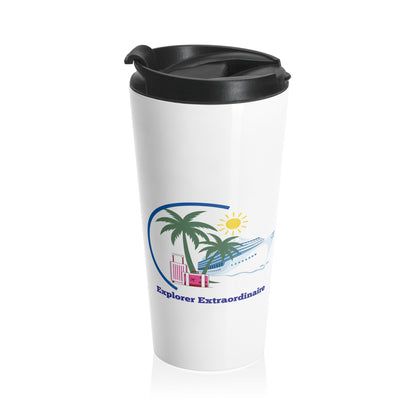 Explorer Extraordinaire Stainless Steel Travel Mug