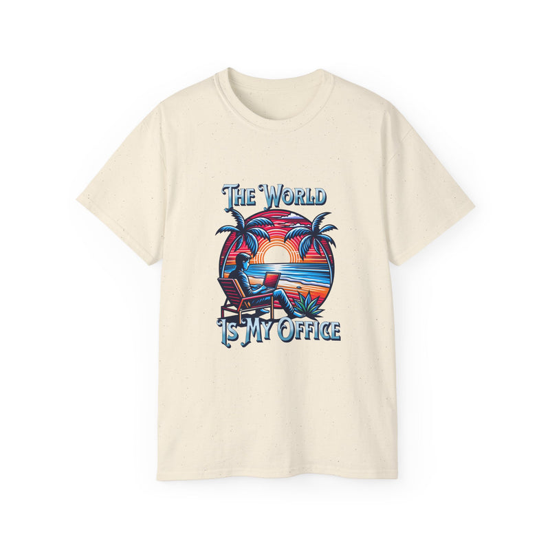 The World is My Office -  Unisex Ultra Cotton T-Shirt