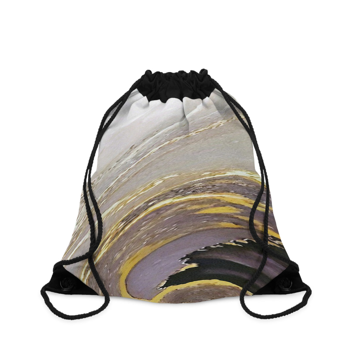 Marble Swirl Drawstring Bag