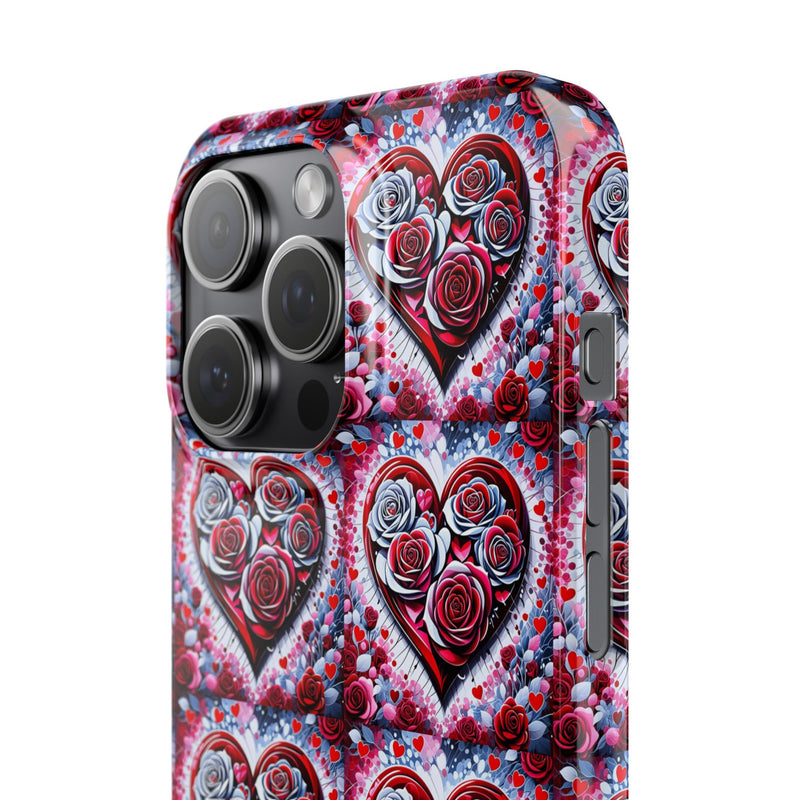 Rose Heart - Slim Phone Case