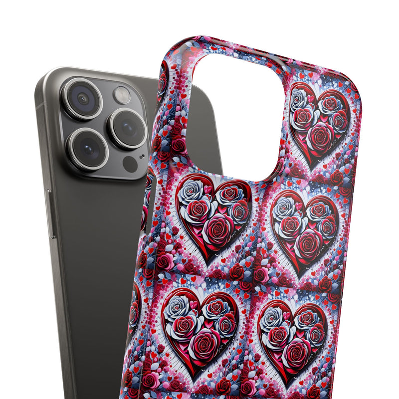 Rose Heart - Slim Phone Case