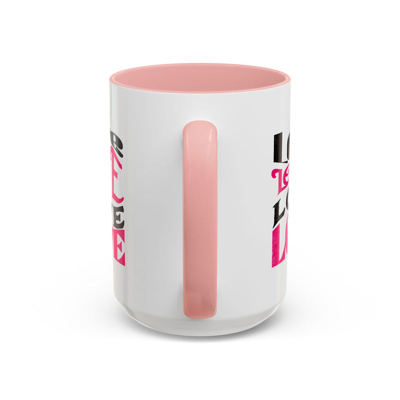 Love Typography - Romantic Coffee Mug (11, 15oz)