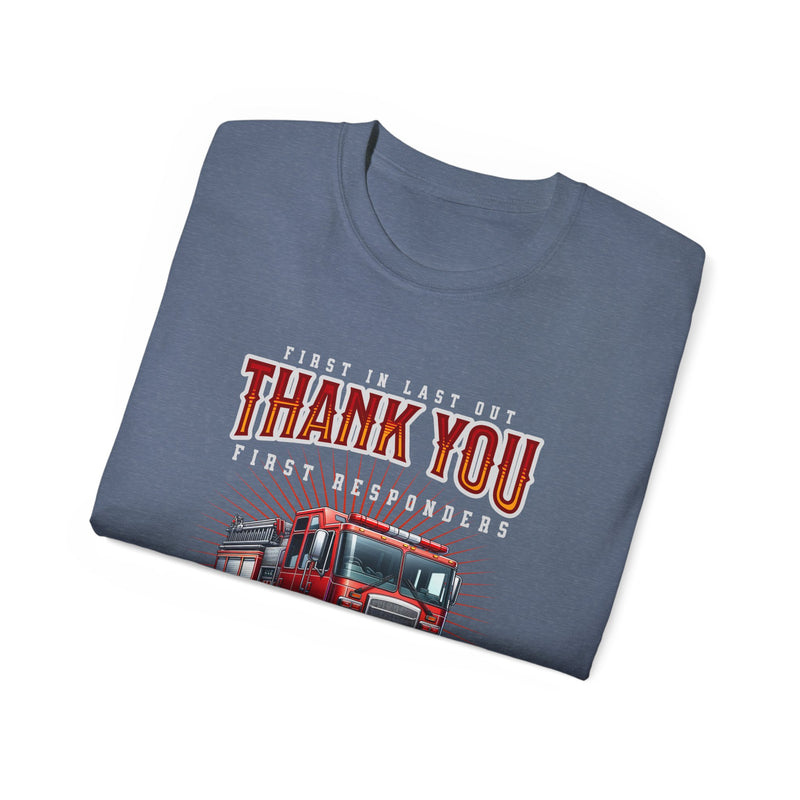 Thank You First Responders Unisex Ultra Cotton T-Shirt