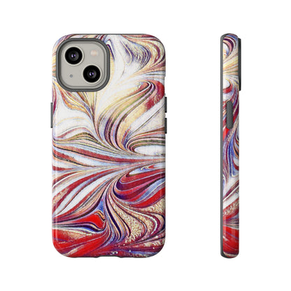 Abstract Acrylic Swirl Tough Cases