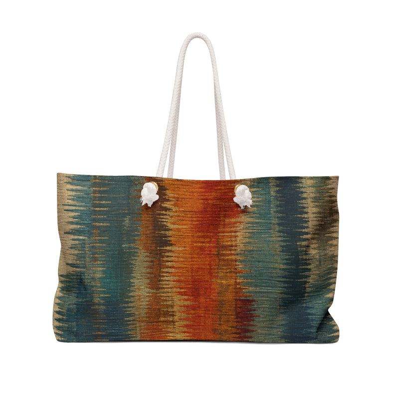 Abstract Paint Boho Weekender Bag – Colorful Travel Tote