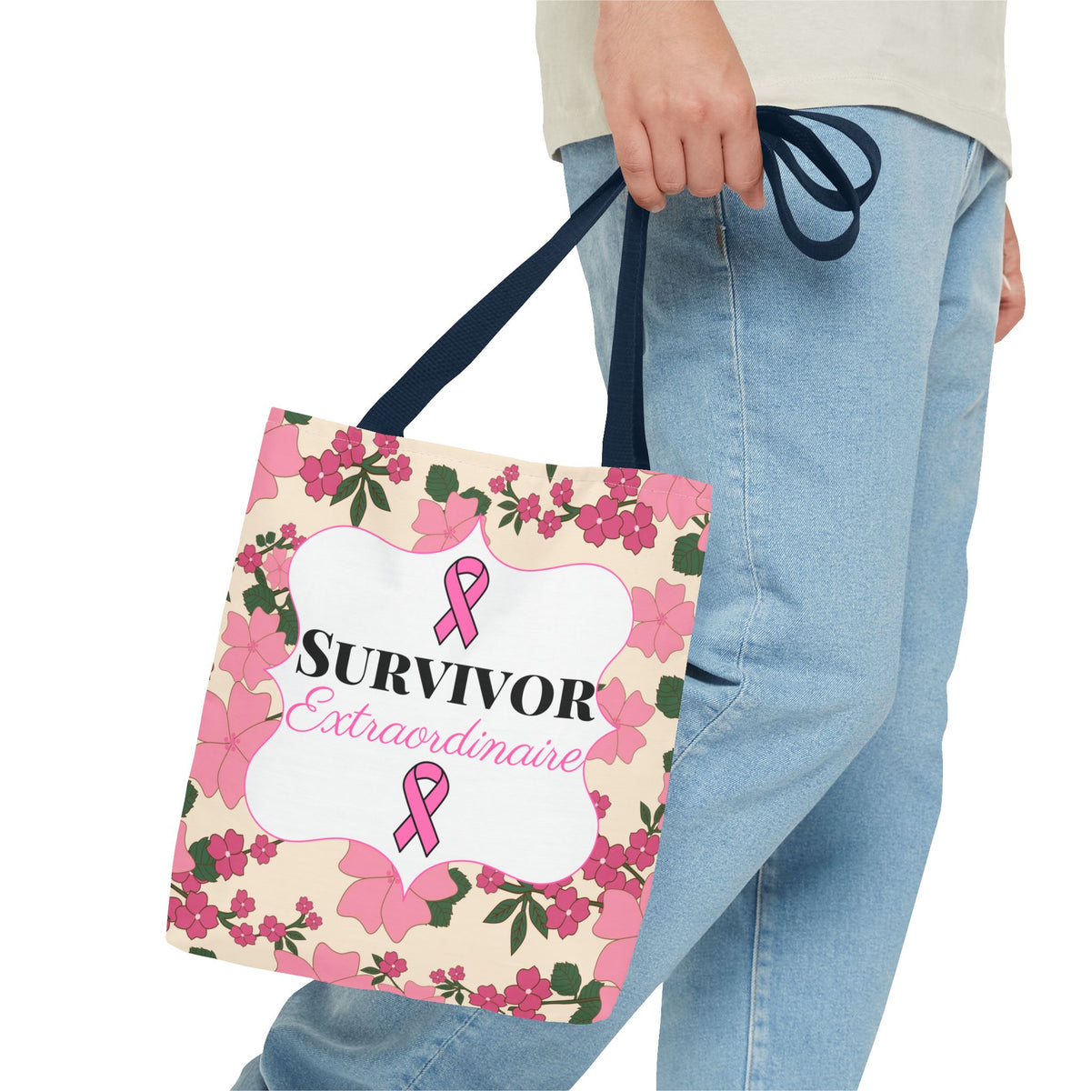 Survivor Extraordinaire - Breast Cancer Survivor Tote Bag