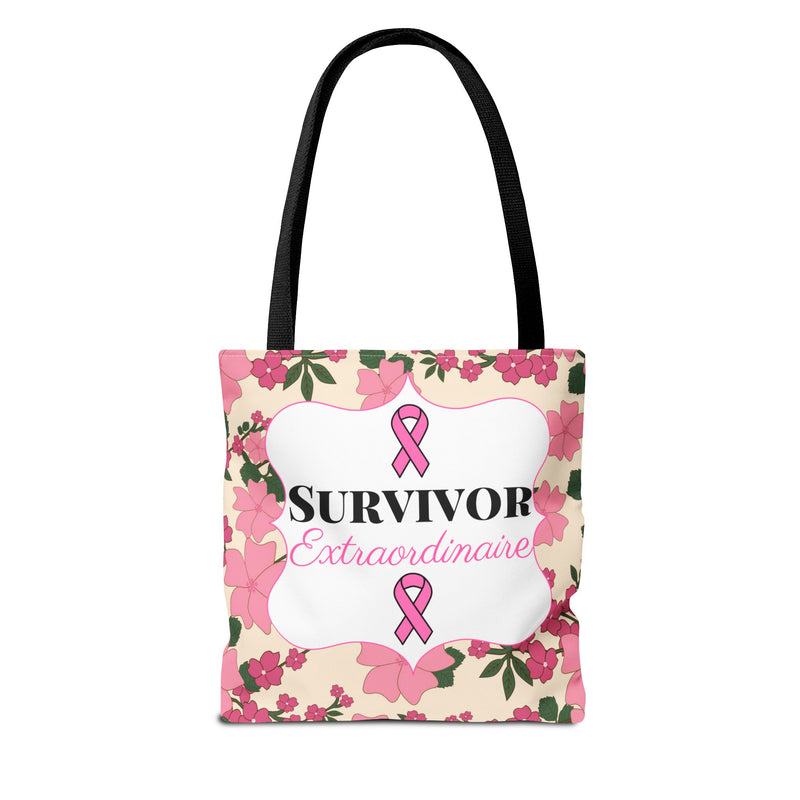 Survivor Extraordinaire - Breast Cancer Survivor Tote Bag