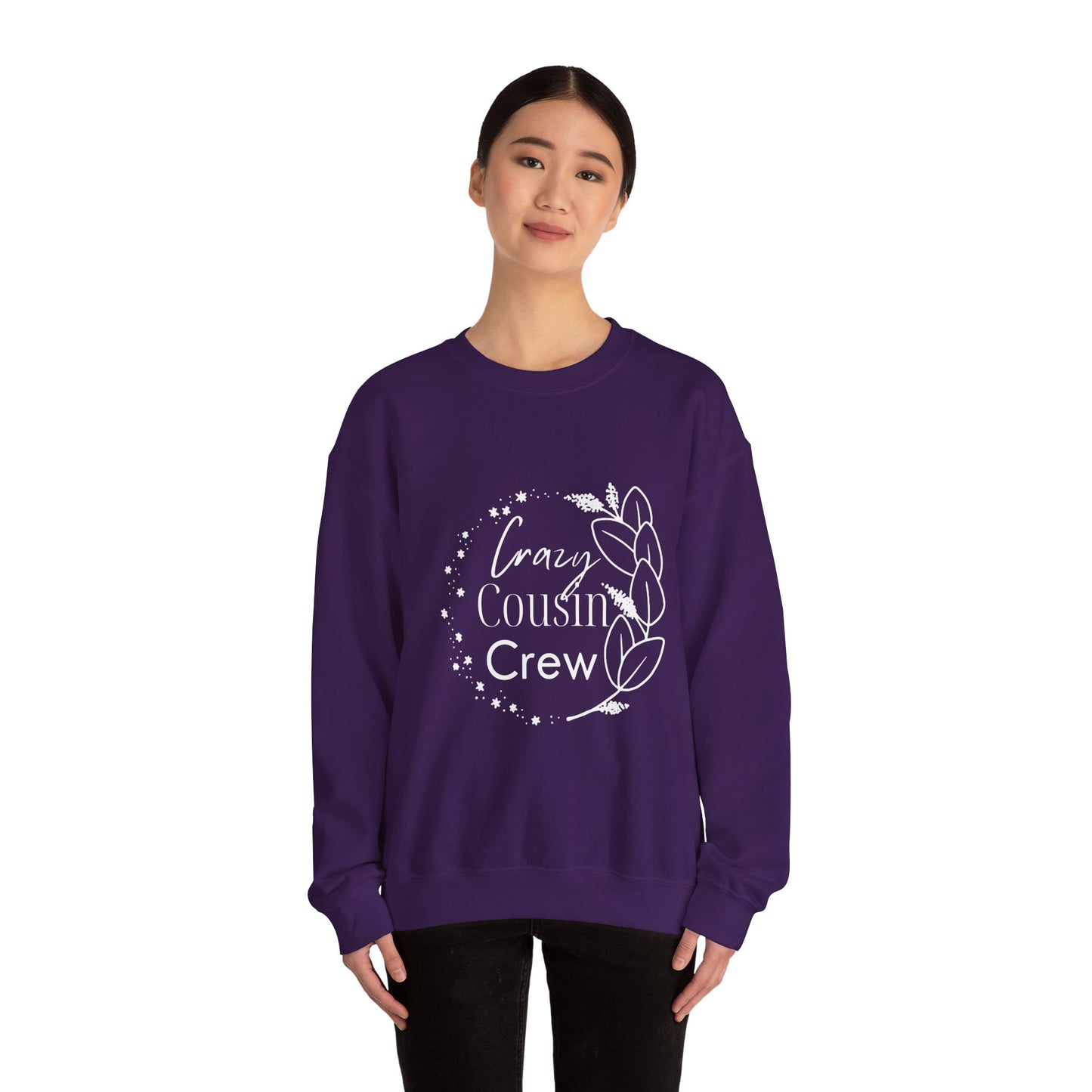 Crazy Cousin Crew - Family Reunion Unisex Heavy Blend™ Crewneck Sweatshirt