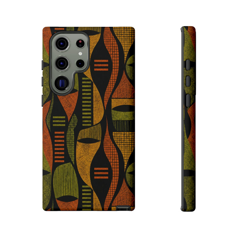 Geometric African-Inspired Tough Phone Case