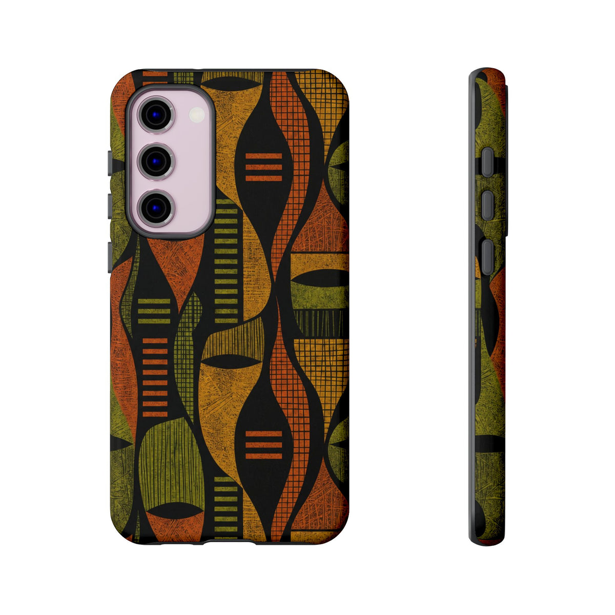 Geometric African-Inspired Tough Phone Case