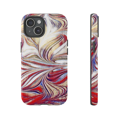 Abstract Acrylic Swirl Tough Cases