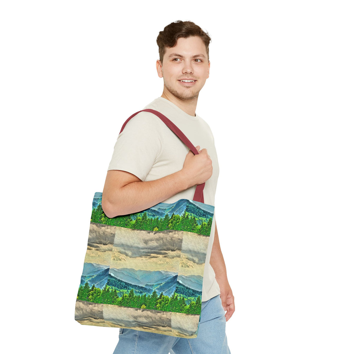 Forest Landscape Tote Bag (AOP)