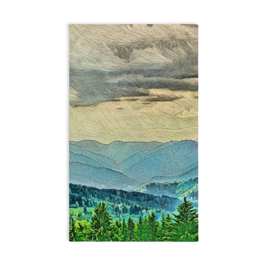 Forest Landscape Hand Towel