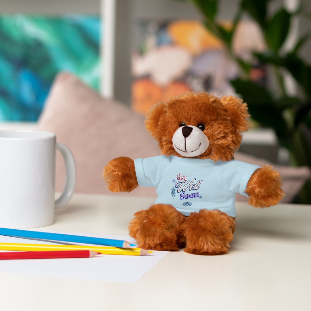 Get Well Soon -  Stuffed Animals with Tee