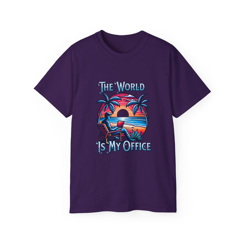 The World is My Office -  Unisex Ultra Cotton T-Shirt