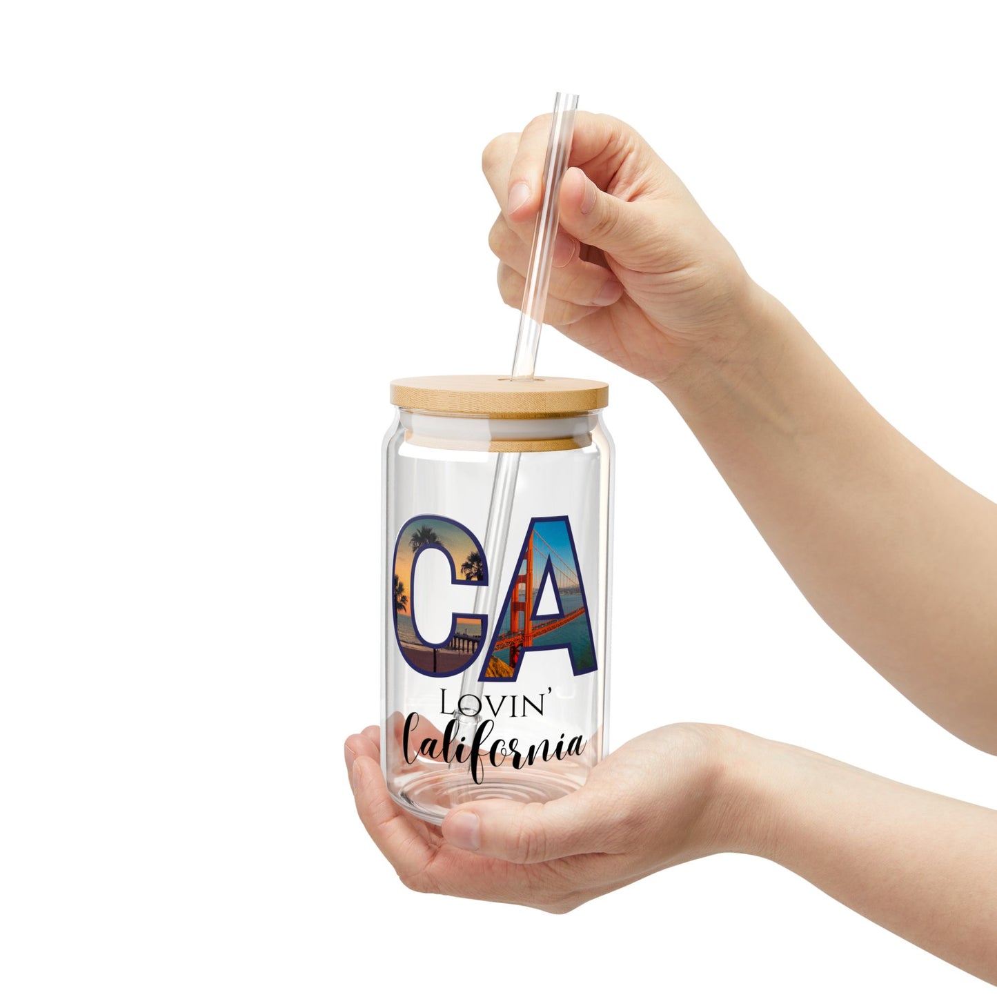 Lovin' California Sipper Glass, 16oz