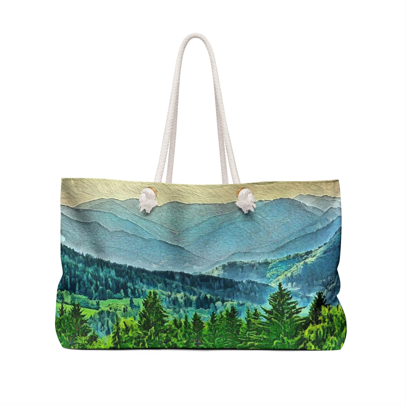 Forest Landscape Weekender Bag