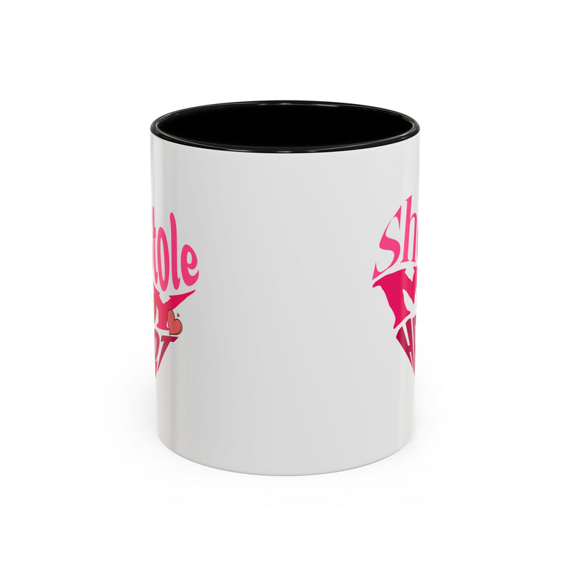 She Stole My Heart - Romantic Accent Coffee Mug (11, 15oz)