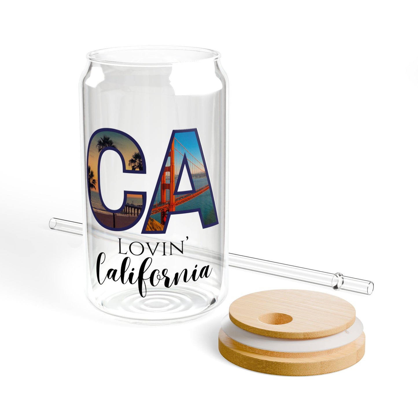 Lovin' California Sipper Glass, 16oz