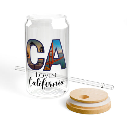 Lovin' California Sipper Glass, 16oz