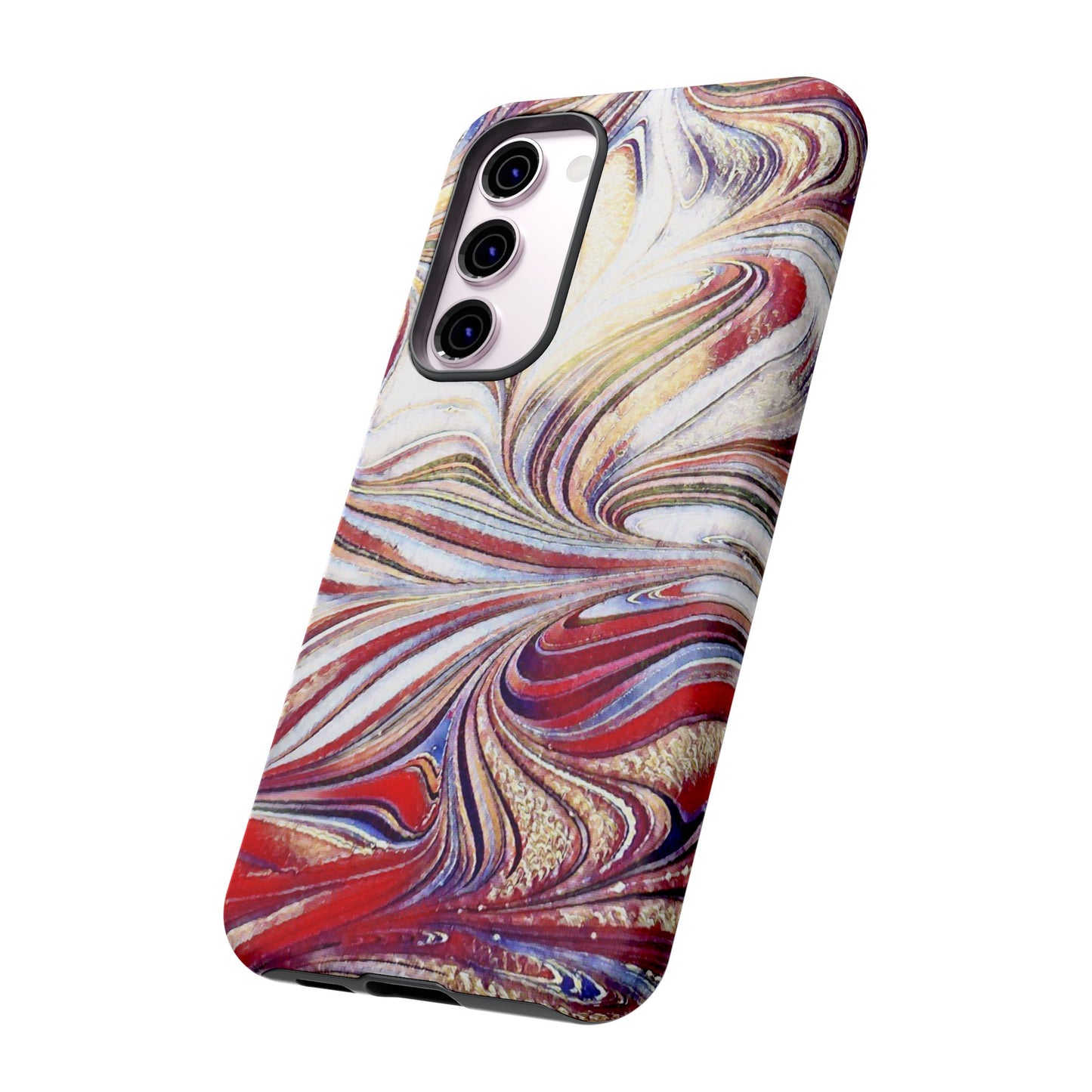 Abstract Acrylic Swirl Tough Cases