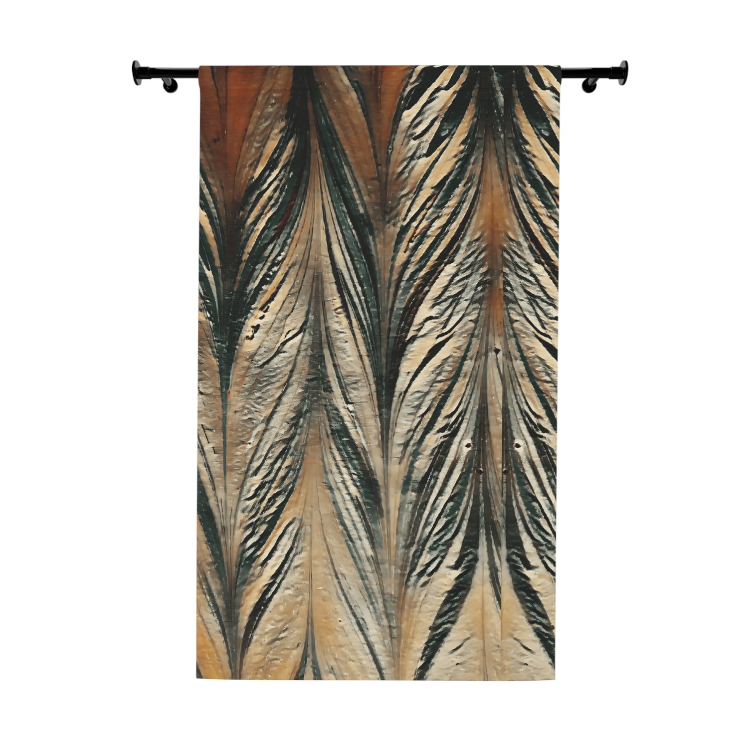 Acrylic Arrow Design Window Curtains (1 Piece)