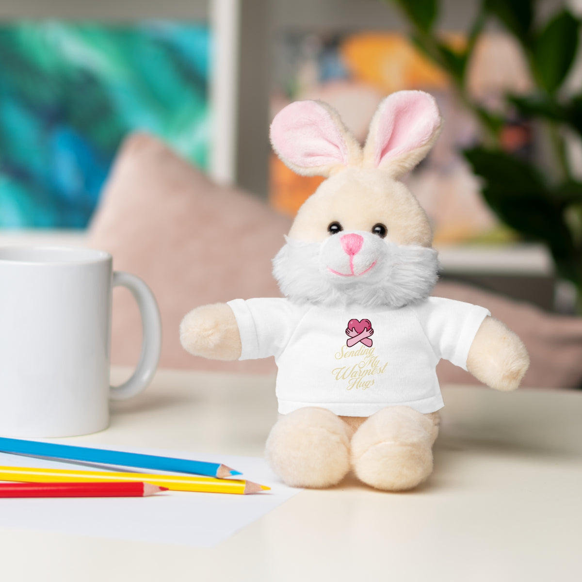 Sending My Warmest Hugs - Sympathy Stuffed Animals with Tee