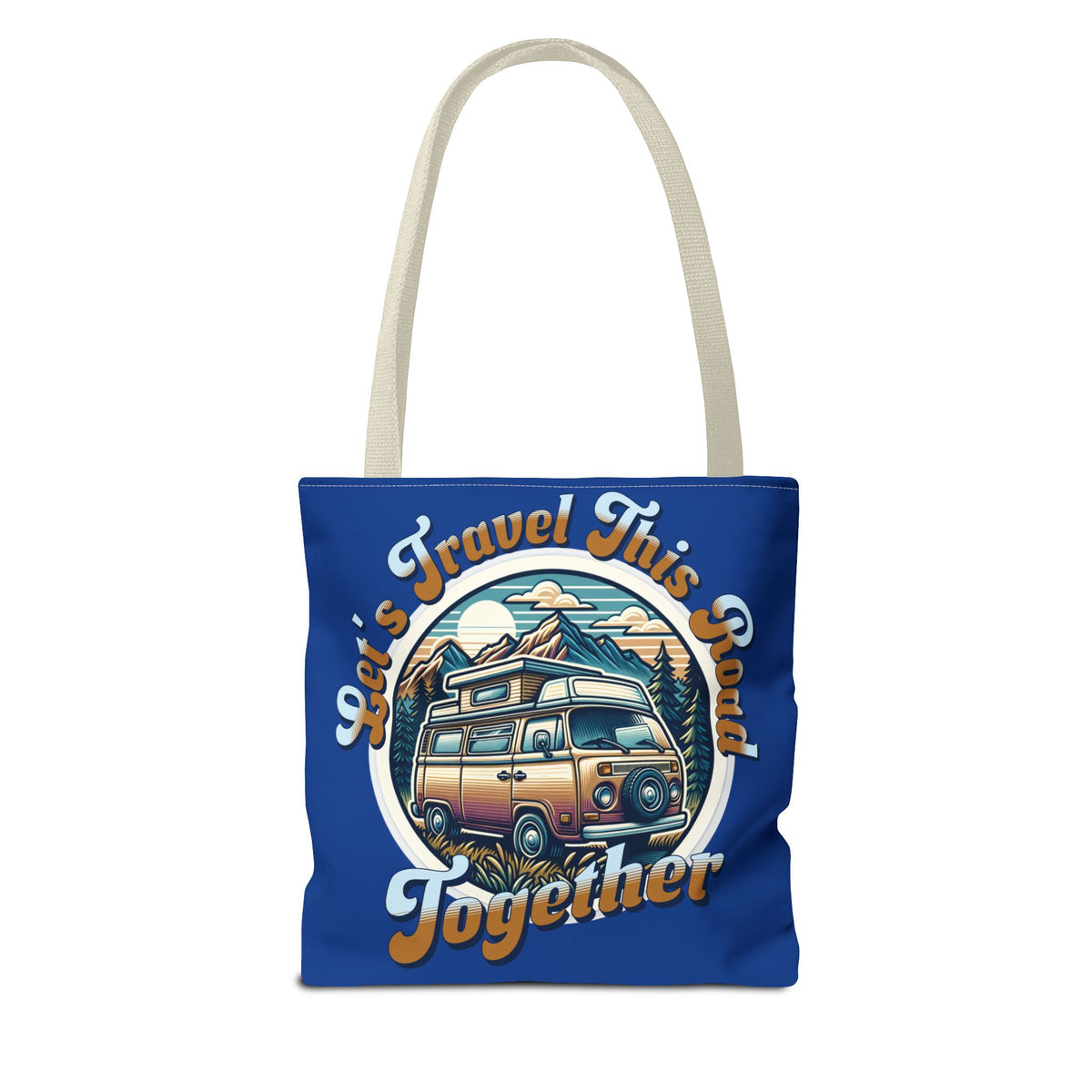 Let's Travel This Road Together - Romantic Tote Bag