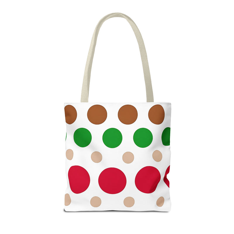 Colorful Polka Dot Tote Bag