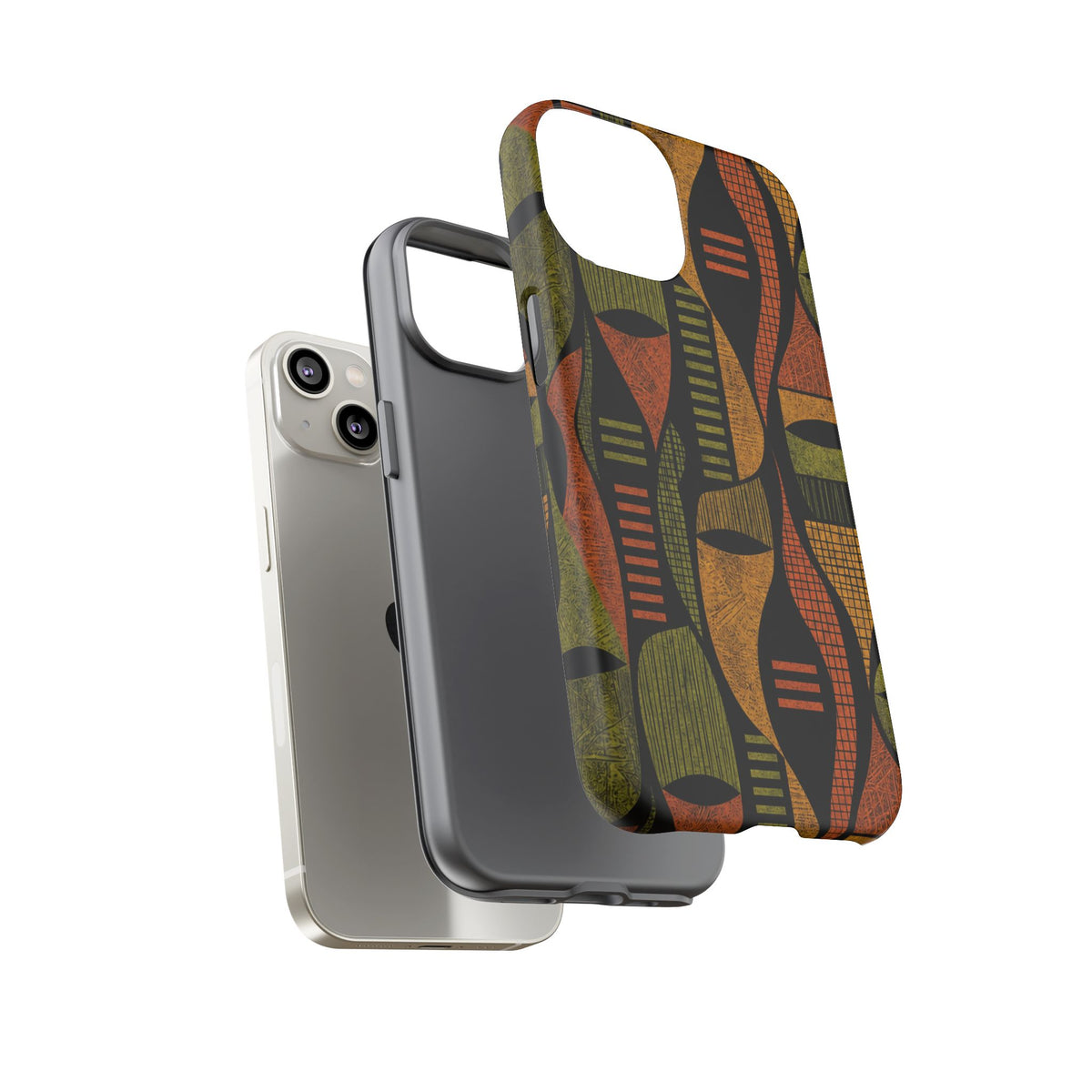 Geometric African-Inspired Tough Phone Case