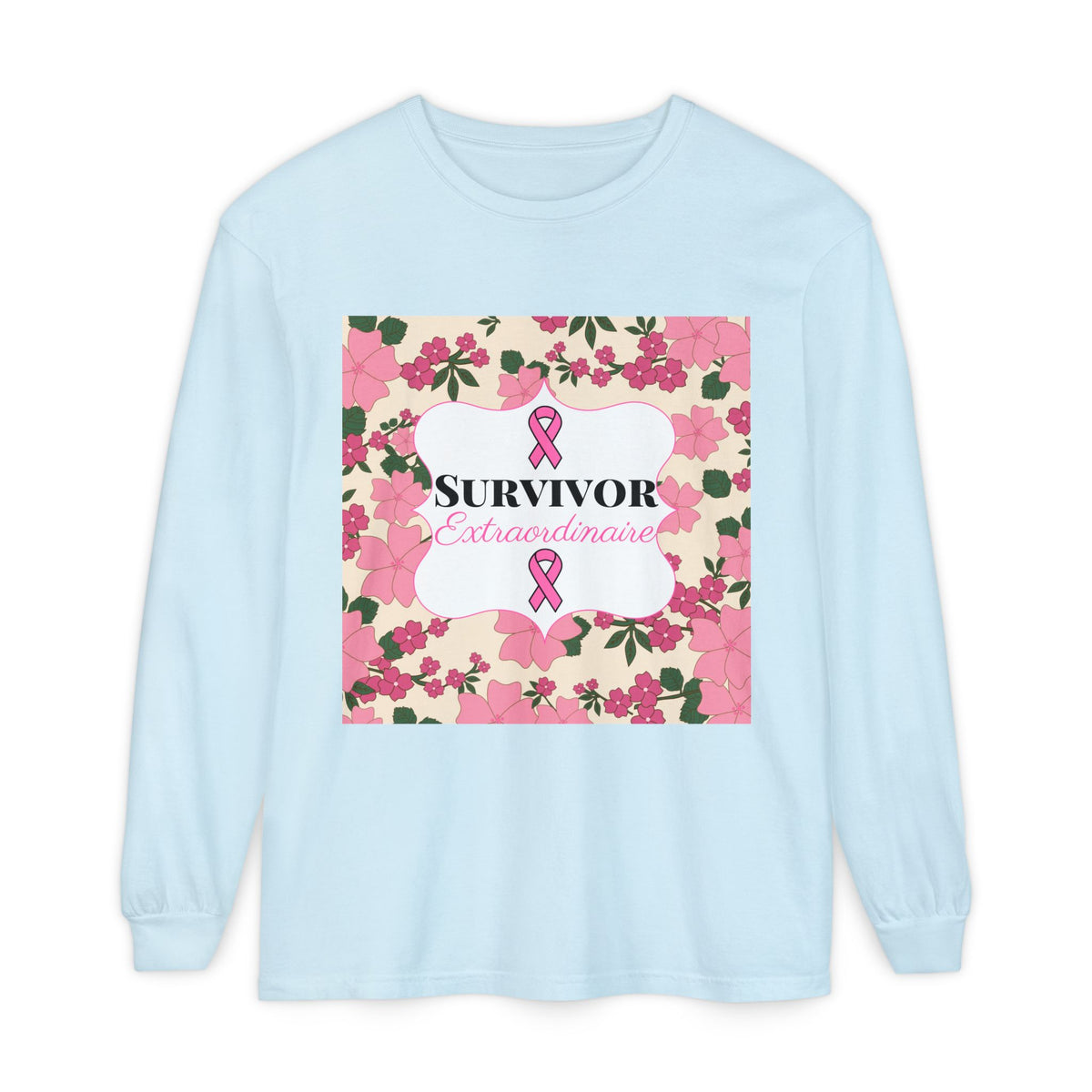 Survivor Extraordinaire - Breast Cancer Survivor Long Sleeve T-Shirt