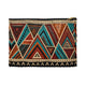 Abstract Geometric Warrior Pattern Accessory Pouch