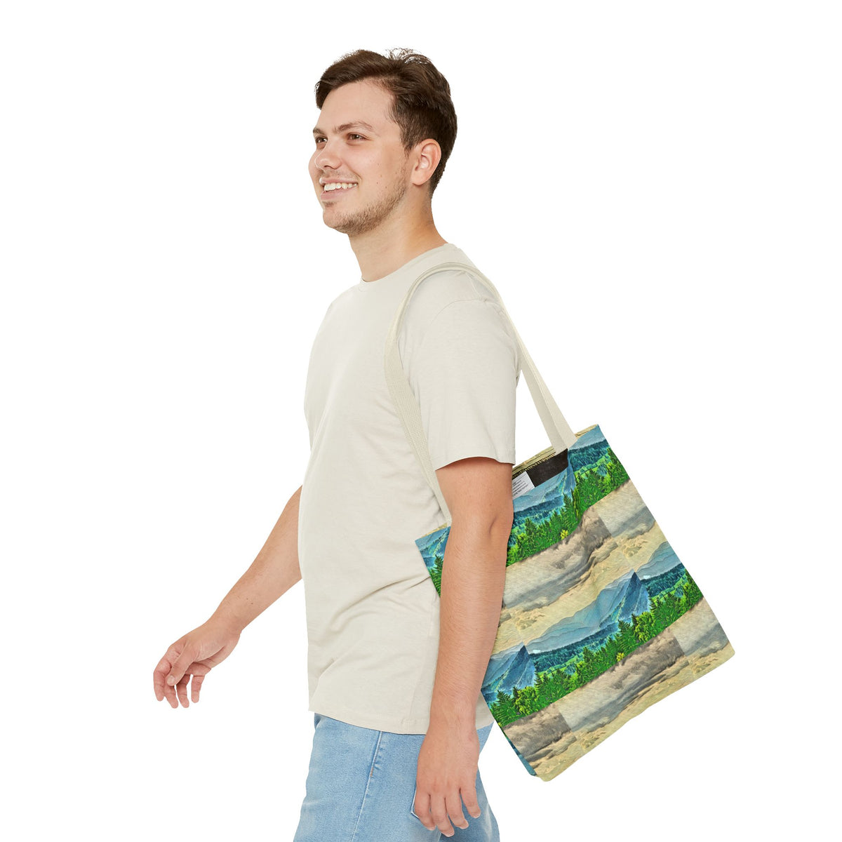 Forest Landscape Tote Bag (AOP)