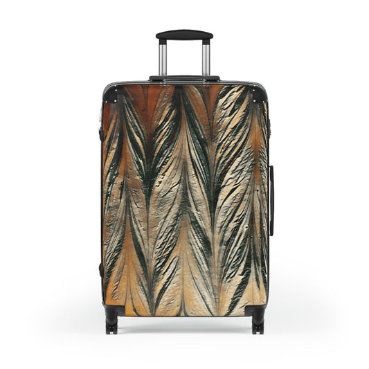 Acrylic Painting Abstract Design Suitcase