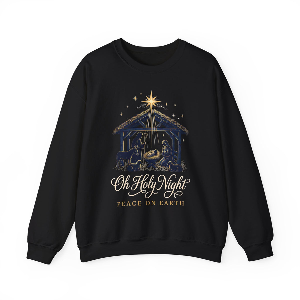 Oh Holy Night Nativity Christmas Sweatshirt