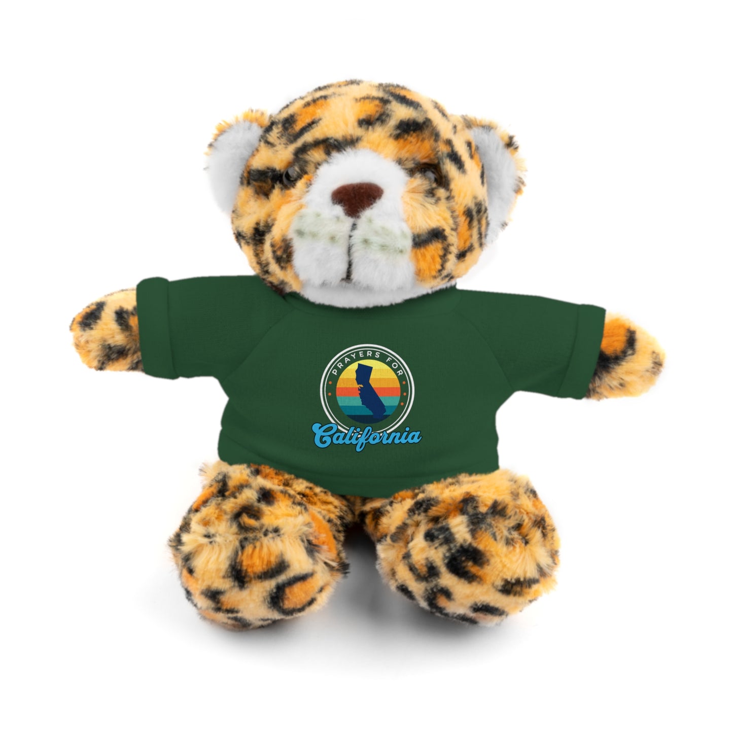 Prayers for California - Stuffed Animals with Tee