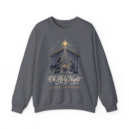 Oh Holy Night Nativity Christmas Sweatshirt