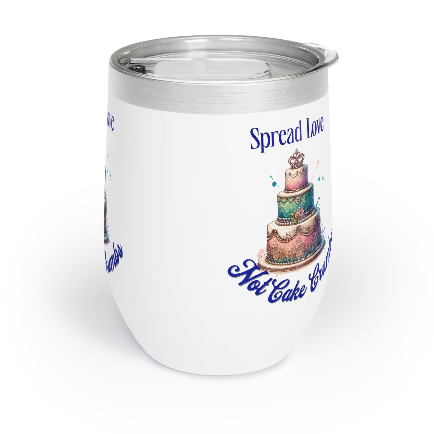 Spread Love Not Cake Crumbs - Wedding Tumbler
