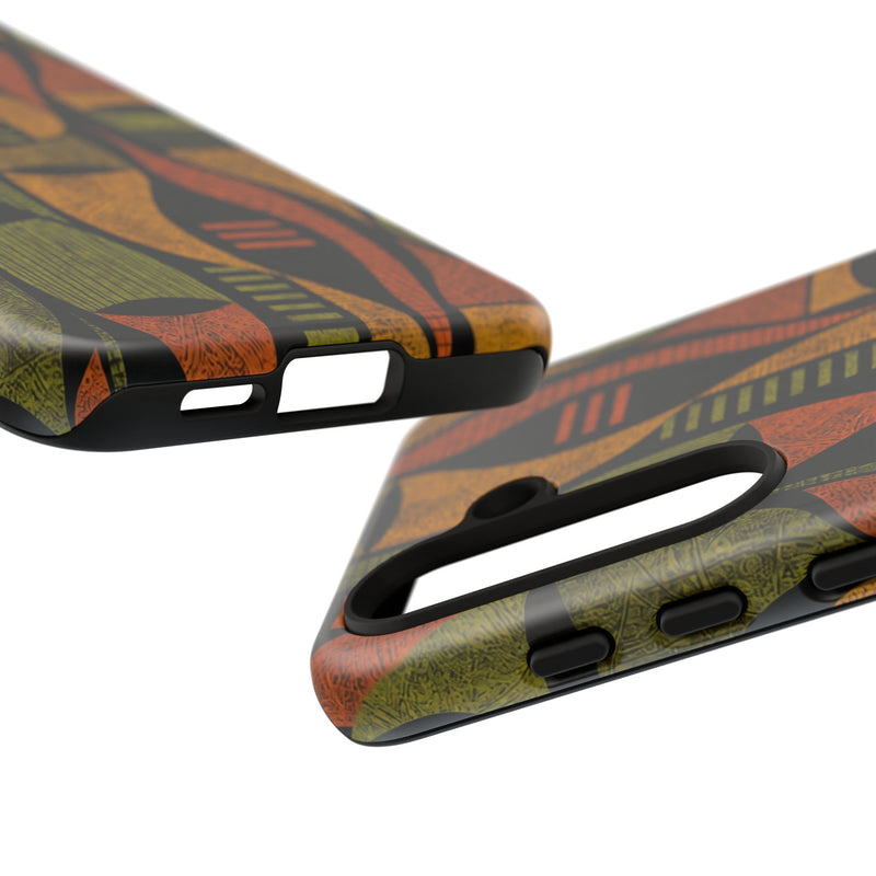 Geometric African-Inspired Tough Phone Case