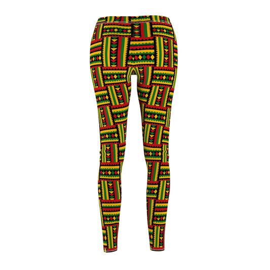 Kente Cloth Women's Casual Leggings (AOP)